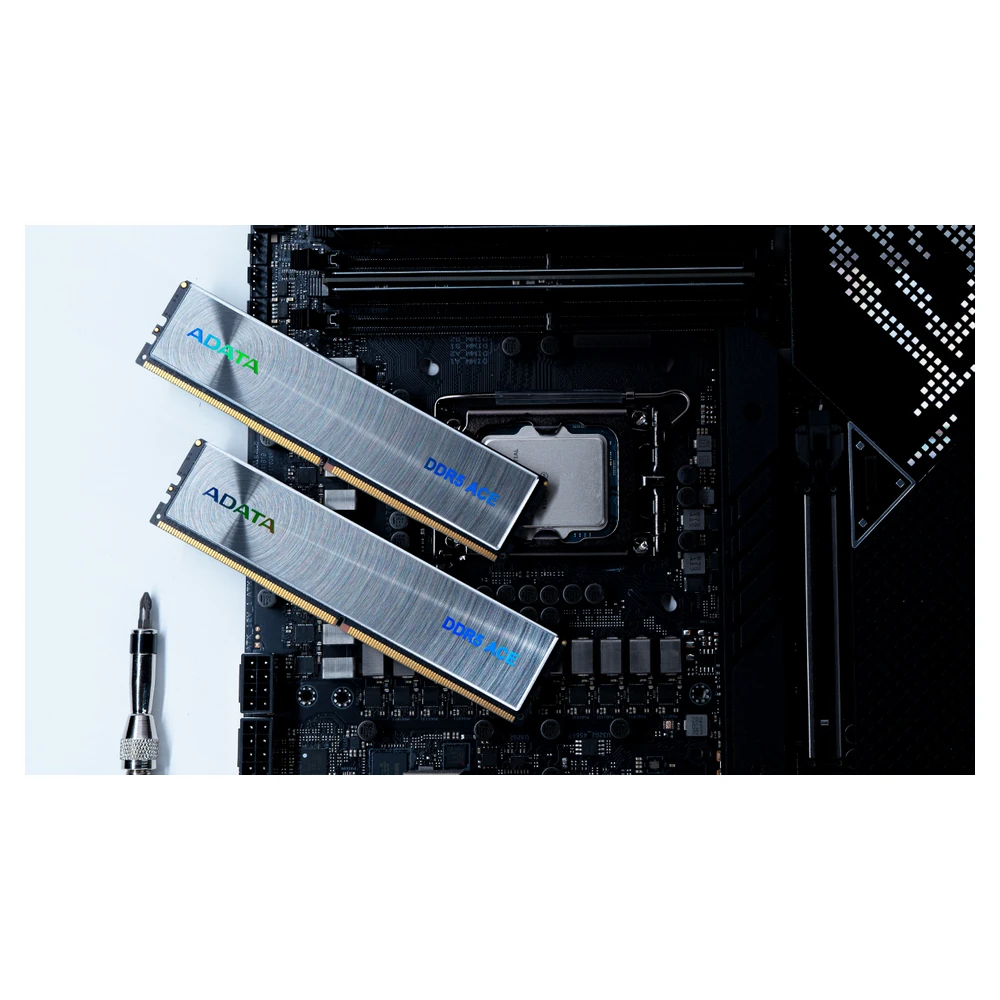 Memoria RAM ADATA ACE - DDR5 - 32GB (2x16GB) - 6400MHz - UDIMM - para PC - AC5U640016G-DCAC Memoria RAM ADATA ACE - DDR5 - 32GB (2x16GB) - 6400MHz - UDIMM - para PC - AC5U640016G-DCAC