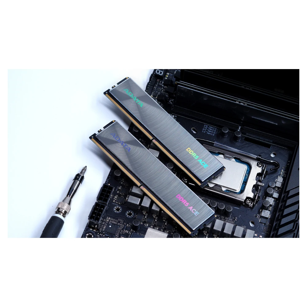 Memoria RAM ADATA ACE - DDR5 - 32GB (2x16GB) - 6400MHz - UDIMM - para PC - AC5U640016G-DCAC Memoria RAM ADATA ACE - DDR5 - 32GB (2x16GB) - 6400MHz - UDIMM - para PC - AC5U640016G-DCAC