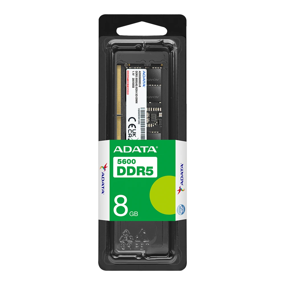 Memoria RAM ADATA AD5U56008G-S - DDR5 - 8GB - 5600MHz - UDIMM - para PC - AD5U56008G-S Memoria RAM ADATA AD5U56008G-S - DDR5 - 8GB - 5600MHz - UDIMM - para PC - AD5U56008G-S