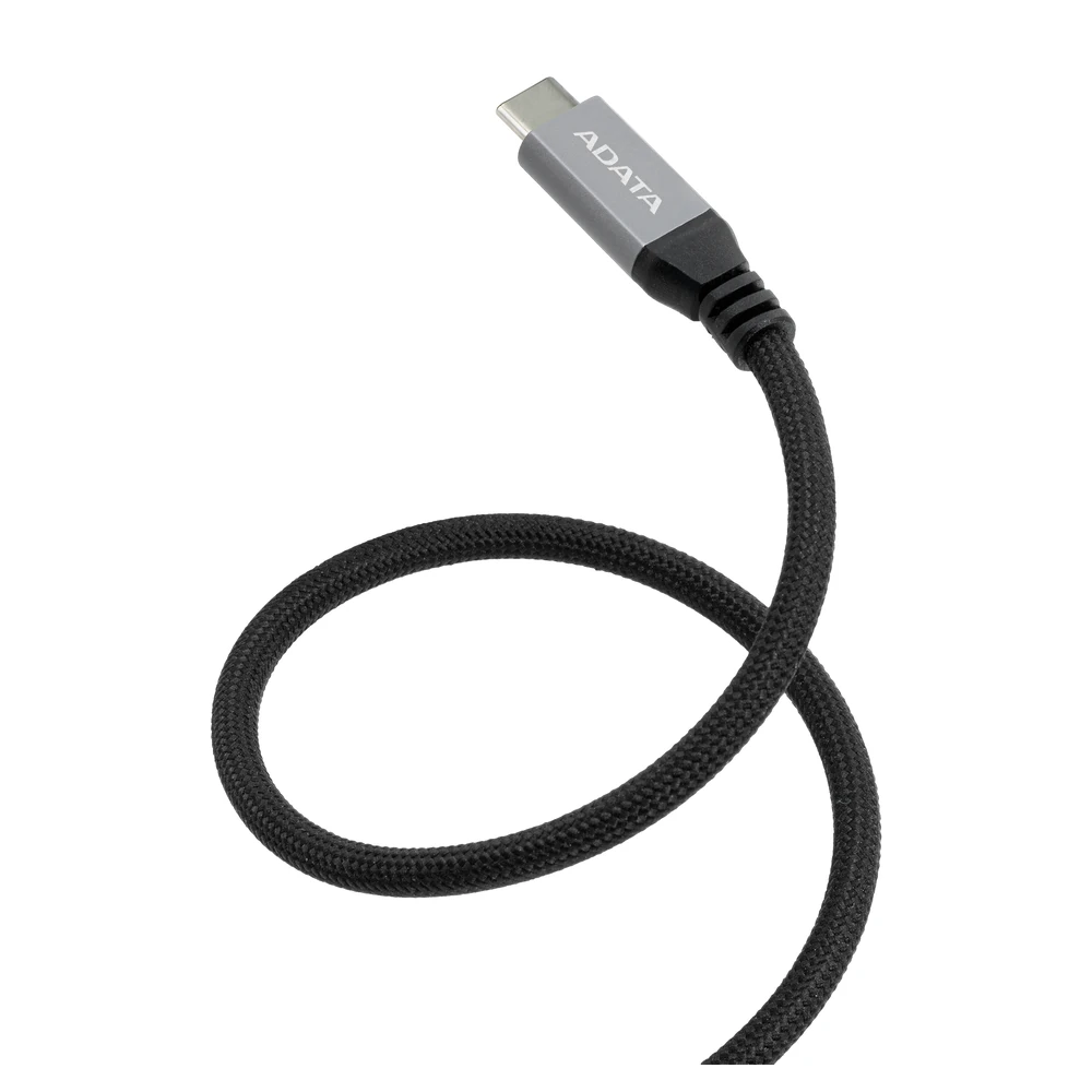 Cable USB-C ADATA CACCU3 - 1m - Magnético - Negro - CACCU3-100W-100AN-BK Cable USB-C ADATA CACCU3 - 1m - Magnético - Negro - CACCU3-100W-100AN-BK