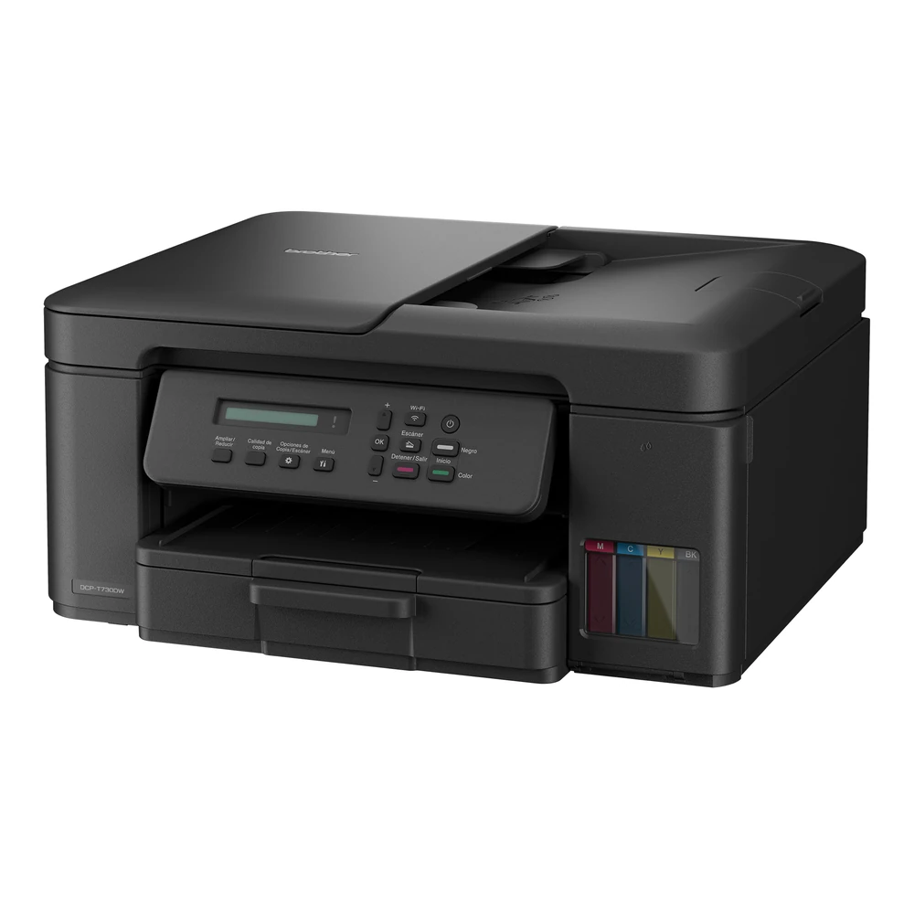 Multifuncional Brother DCP-T730DW - 27ppm Negro - 23ppm Color - Tinta Continua - Wi-Fi - USB - DCPT730DW