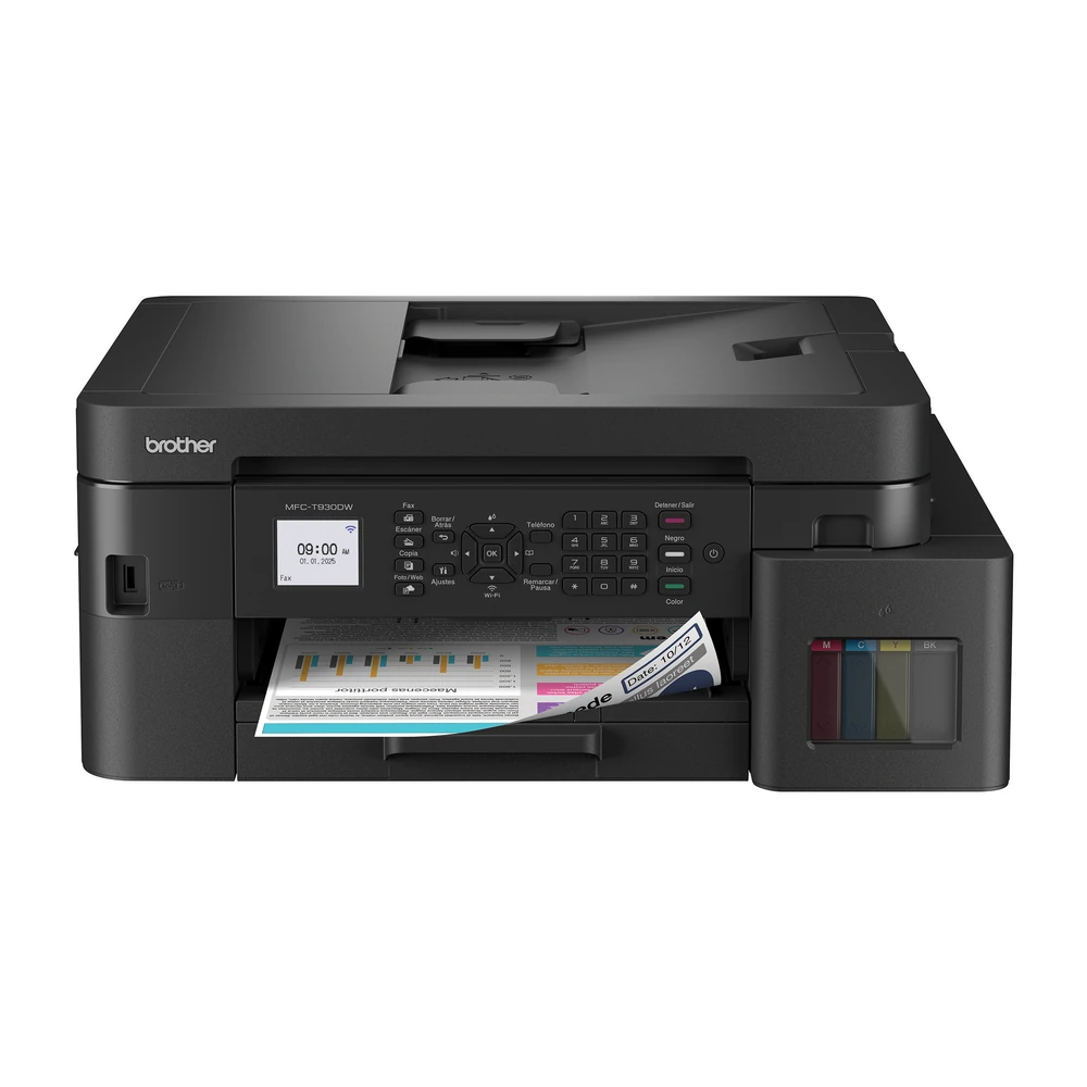 Multifuncional Brother MFC-T930DW - 30ppm - InkBenefit Tank - Ethernet - USB - Impresión Dúplex - MFCT930DW Multifuncional Brother MFC-T930DW - 30ppm - InkBenefit Tank - Ethernet - USB - Impresión Dúplex - MFCT930DW