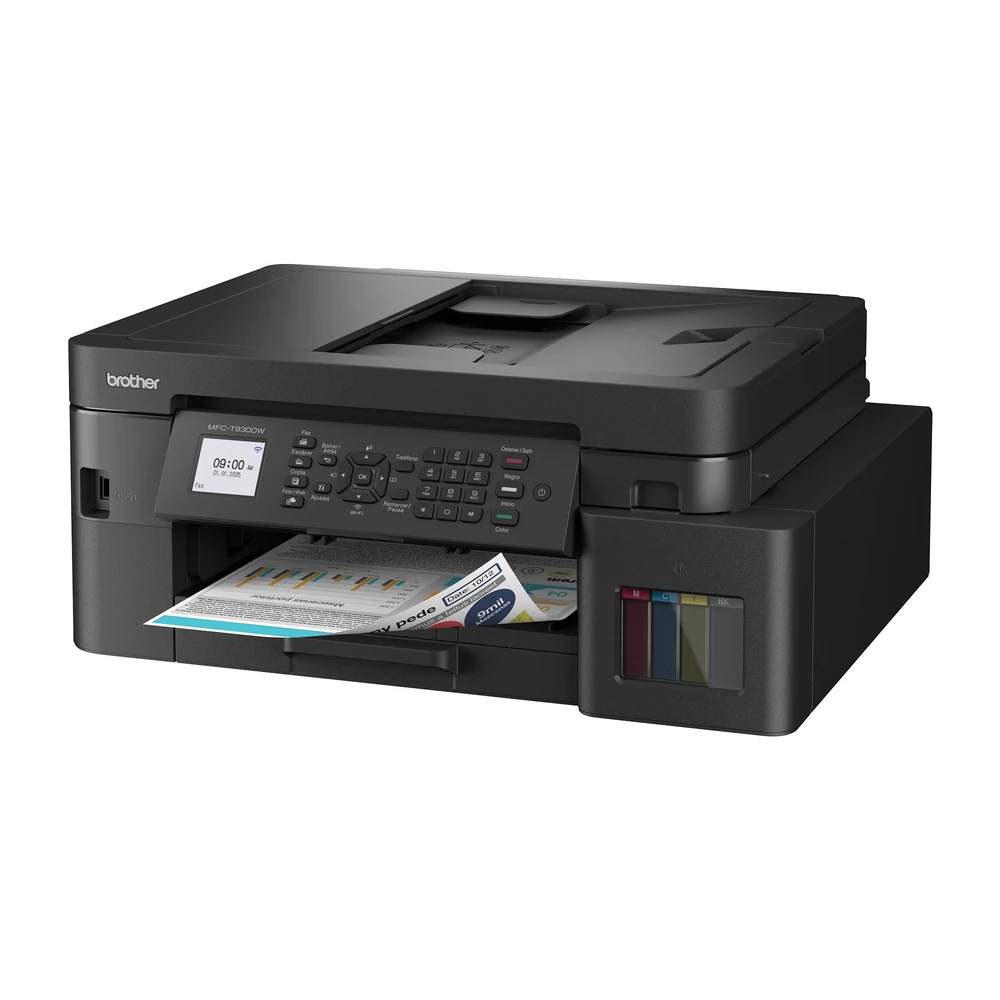 Multifuncional Brother MFC-T930DW - 30ppm - InkBenefit Tank - Ethernet - USB - Impresión Dúplex - MFCT930DW Multifuncional Brother MFC-T930DW - 30ppm - InkBenefit Tank - Ethernet - USB - Impresión Dúplex - MFCT930DW