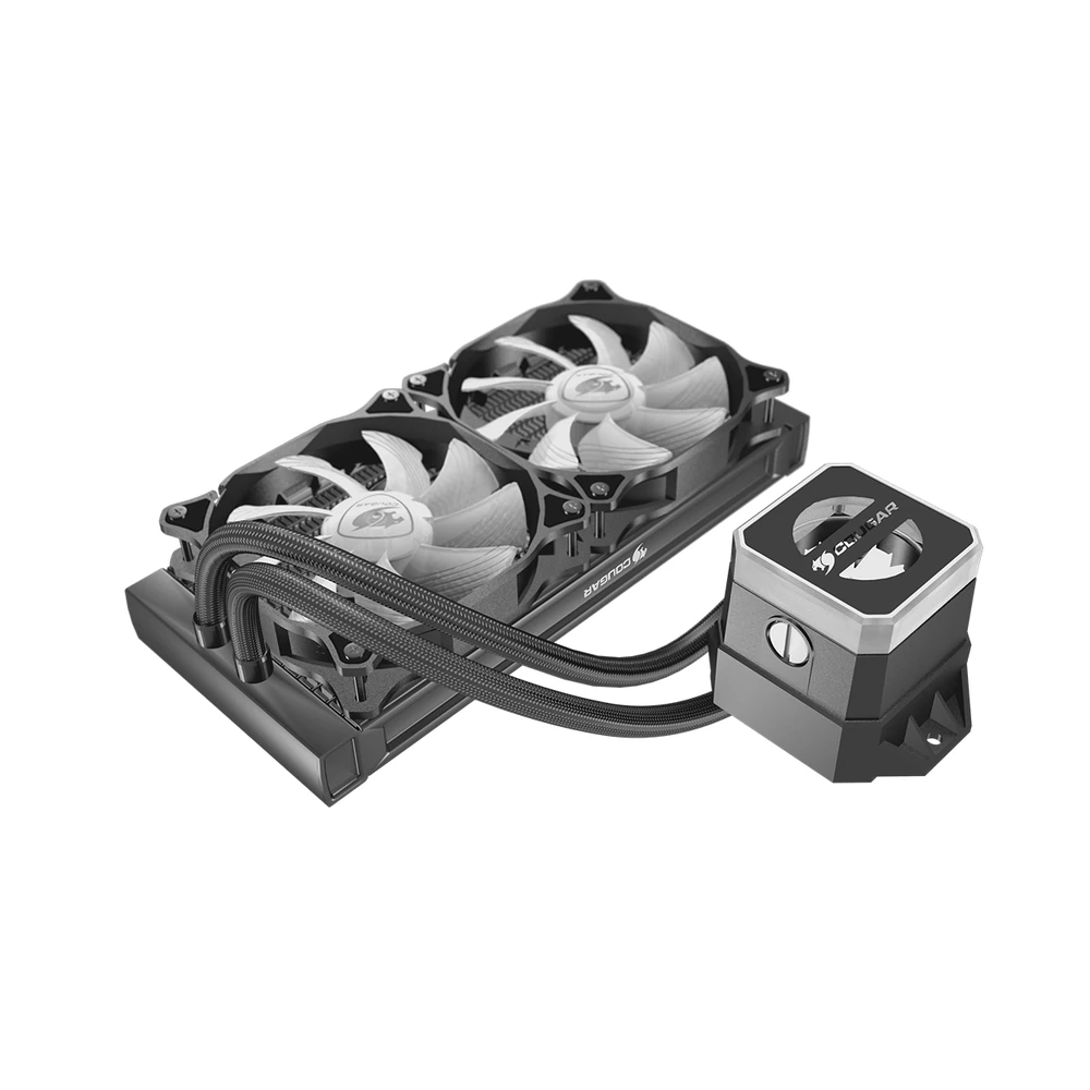 Enfriamiento Líquido COUGAR Helor 240 - 12V - 3 Pines - 2700 RPM - 2 Ventiladores - RGB - 35CCL24.0001 Enfriamiento Líquido COUGAR Helor 240 - 12V - 3 Pines - 2700 RPM - 2 Ventiladores - RGB - 35CCL24.0001