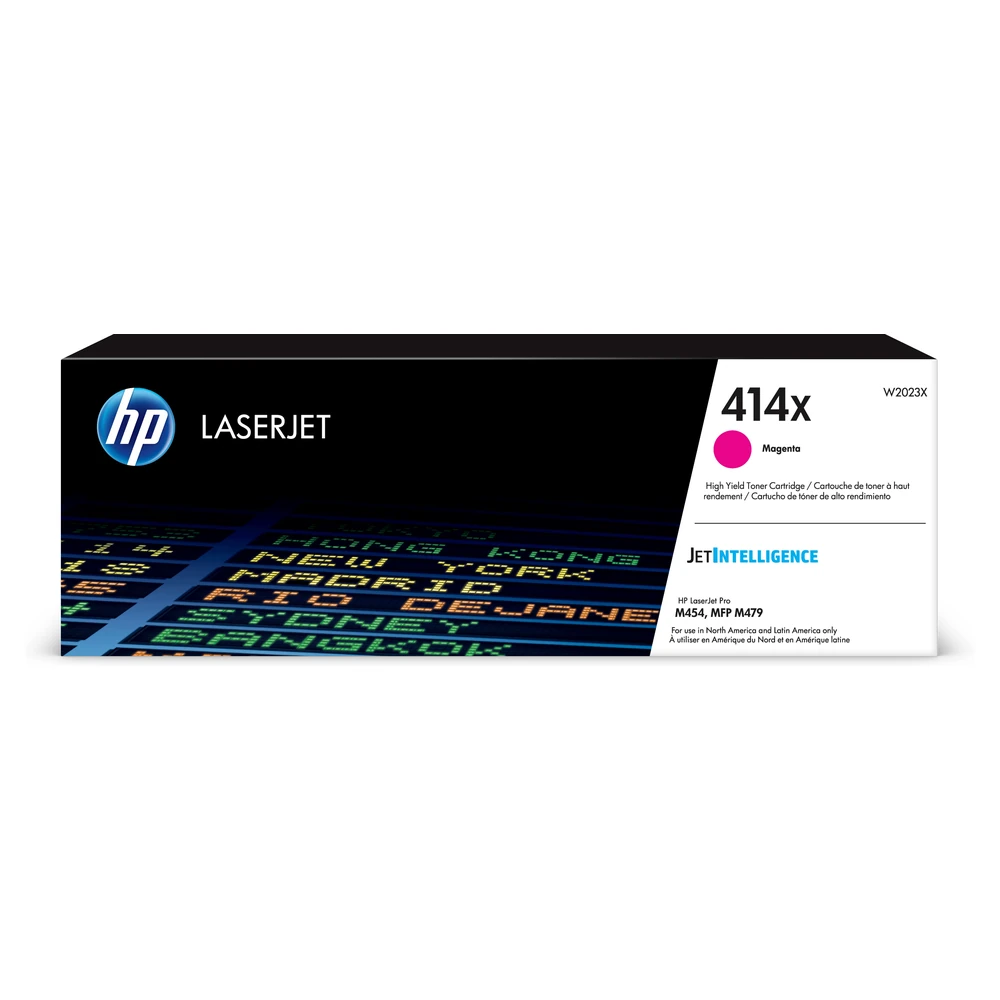 Cartucho de Tóner HP 414X - Magenta - LaserJet - Original (W2023X) - W2023X Cartucho de Tóner HP 414X - Magenta - LaserJet - Original (W2023X) - W2023X