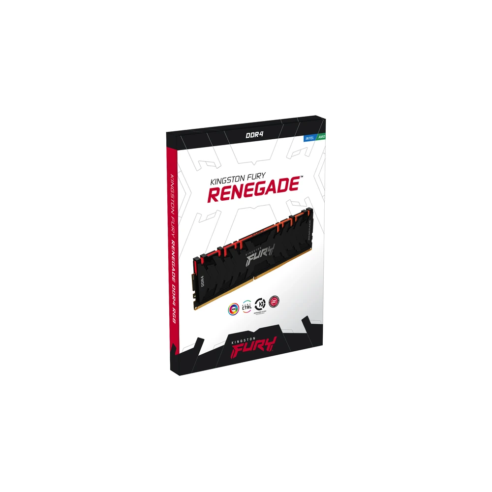 Memoria Ram Kingston FURY Renegade RGB - DDR4 - 32GB - 3000MHz - DIMM - Para PC - KF430C16RBA/32 Memoria Ram Kingston FURY Renegade RGB - DDR4 - 32GB - 3000MHz - DIMM - Para PC - KF430C16RBA/32