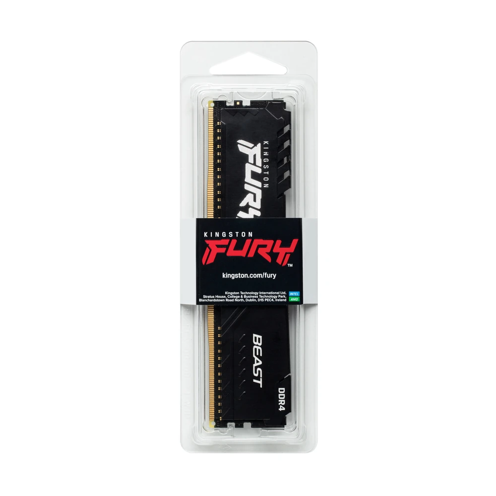 Memoria RAM Kingston FURY Beast - DDR4 - 16GB - 3600MHz - KF436C18BB/16