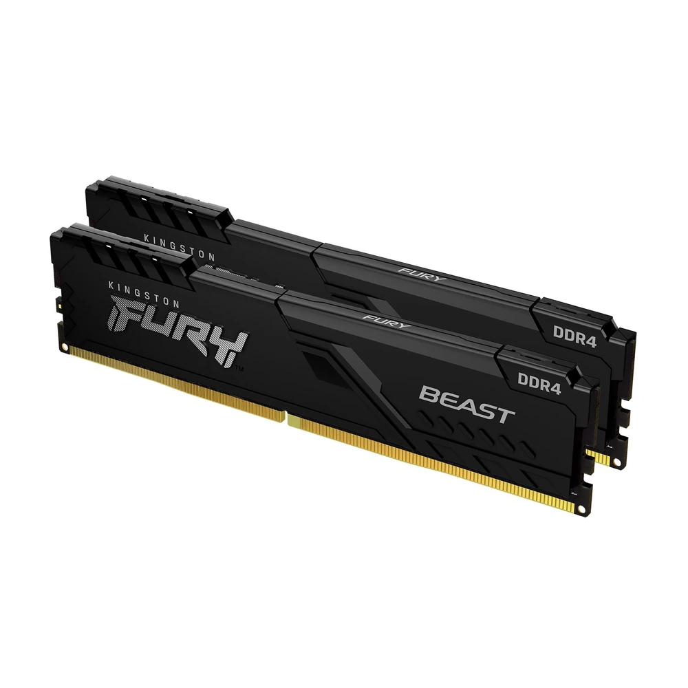 Memoria RAM Kingston FURY Beast - DDR4 - 32GB (2x 16GB) - 3200MHz - DIMM - para PC - KF432C16BB1K2/32 Memoria RAM Kingston FURY Beast - DDR4 - 32GB (2x 16GB) - 3200MHz - DIMM - para PC - KF432C16BB1K2/32