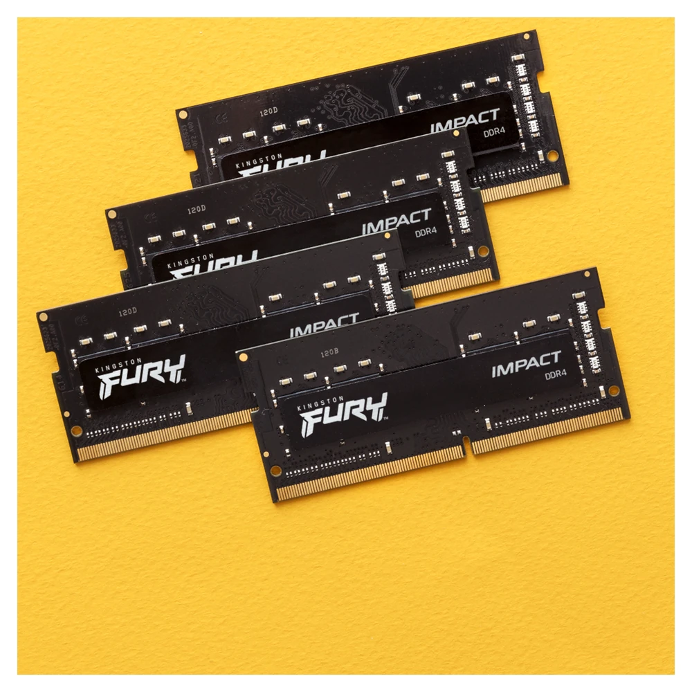 Memoria RAM Kingston FURY Impact - DDR4 - 8GB - 3200MHz - SO-DIMM - Para Laptop - KF432S20IB/8