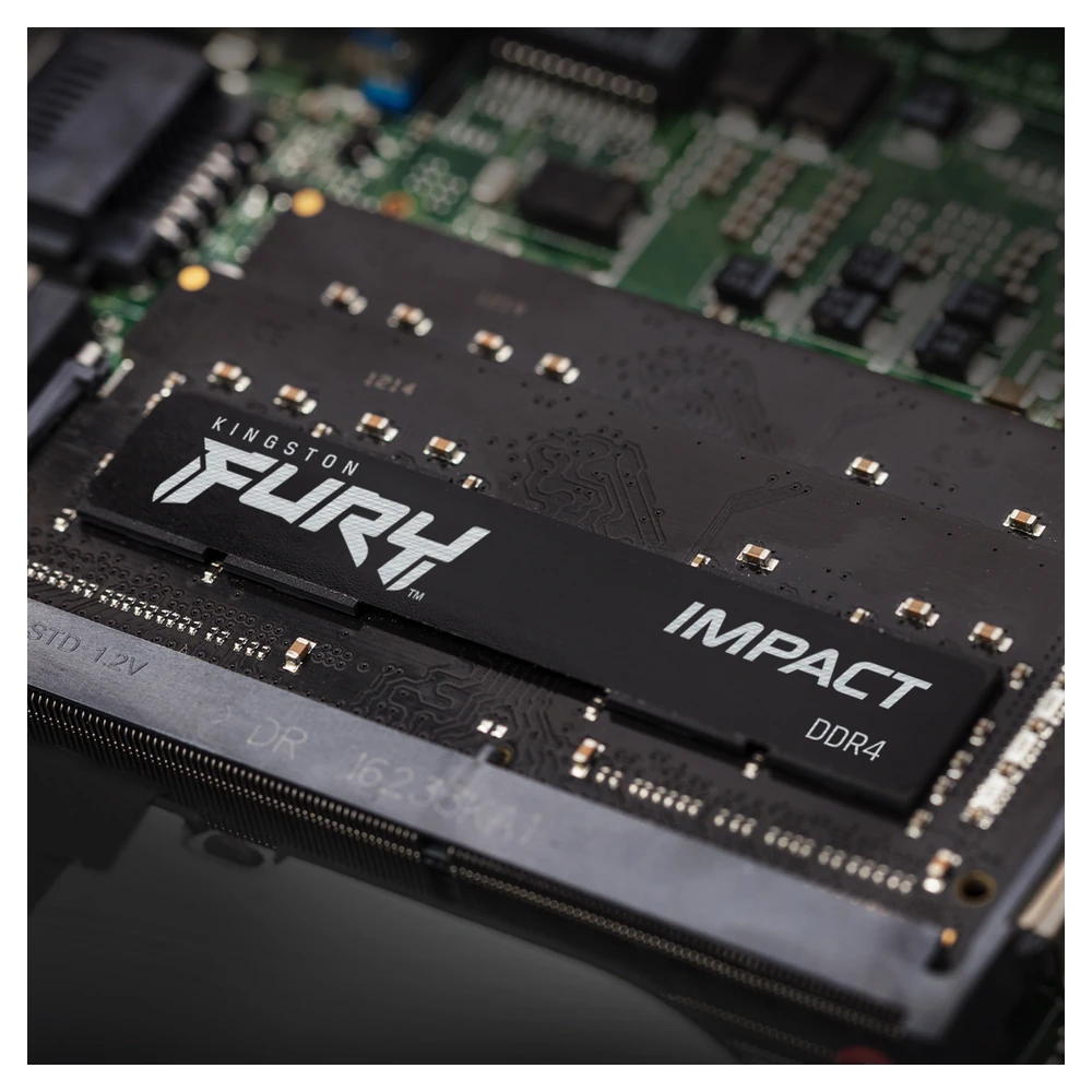 Memoria RAM Kingston FURY Impact - DDR4 - 8GB - 3200MHz - SO-DIMM - Para Laptop - KF432S20IB/8