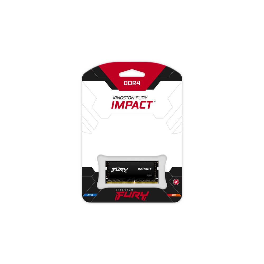 Memoria RAM Kingston FURY Impact - DDR4 - 32GB - 3200MHz - SO-DIMM - Para Laptop - KF432S20IB/32 Memoria RAM Kingston FURY Impact - DDR4 - 32GB - 3200MHz - SO-DIMM - Para Laptop - KF432S20IB/32