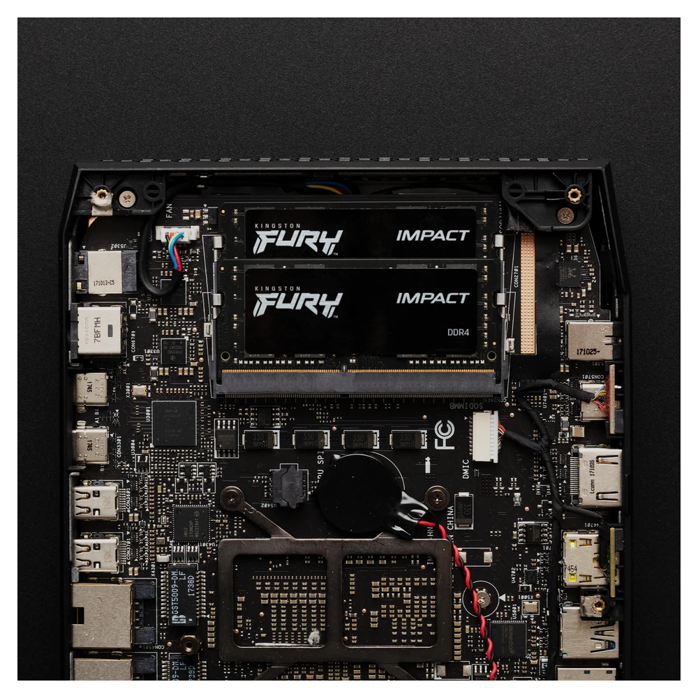 Memoria RAM Kingston FURY Impact - DDR4 - 64GB (2x 32GB) - 3200MHz - SO-DIMM - para Laptop - KF432S20IBK2/64 Memoria RAM Kingston FURY Impact - DDR4 - 64GB (2x 32GB) - 3200MHz - SO-DIMM - para Laptop - KF432S20IBK2/64