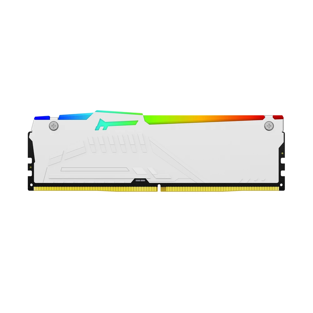 Memoria RAM Kingston FURY Beast White RGB - DDR5 - 16GB - 6000MHz - UDIMM - para PC - KF560C36BWE2A-16