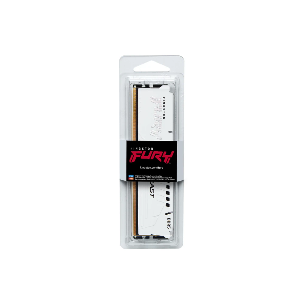 Memoria RAM Kingston FURY Beast - DDR5 - 16GB - 5600MHz - DIMM - Para PC - KF556C40BW-16 Memoria RAM Kingston FURY Beast - DDR5 - 16GB - 5600MHz - DIMM - Para PC - KF556C40BW-16