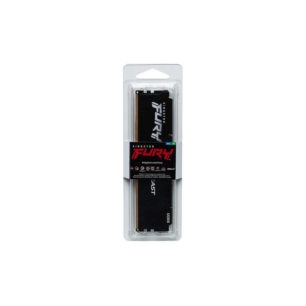 Memoria RAM Kingston FURY Beast - DDR5 - 16GB - 5200MHz - DIMM - para PC - KF552C40BB-16 Memoria RAM Kingston FURY Beast - DDR5 - 16GB - 5200MHz - DIMM - para PC - KF552C40BB-16