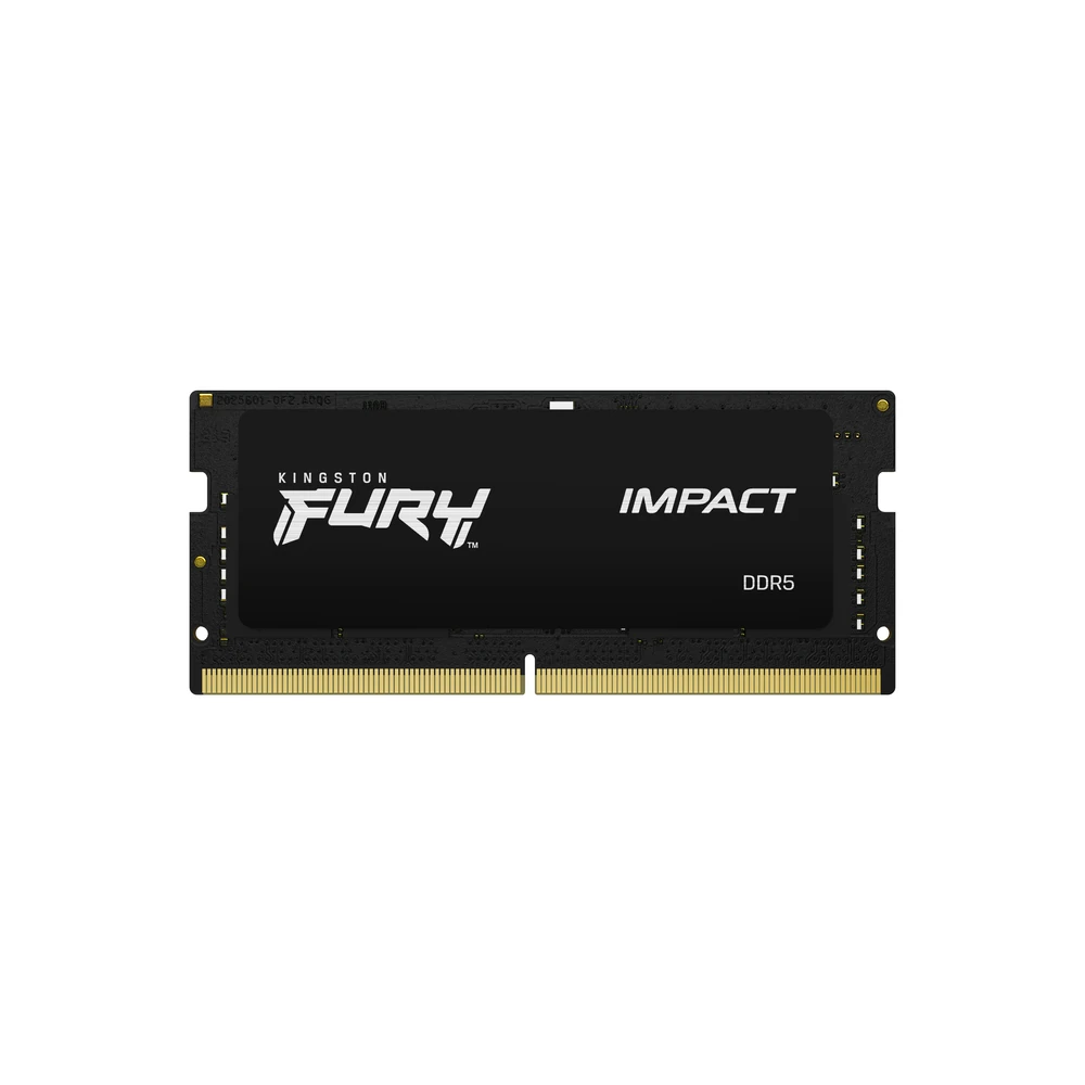 Memoria RAM Kingston Impact Black XMP - DDR5 - 16GB - 6000MHz - SO-DIMM - para PC - KF560S38IB-16