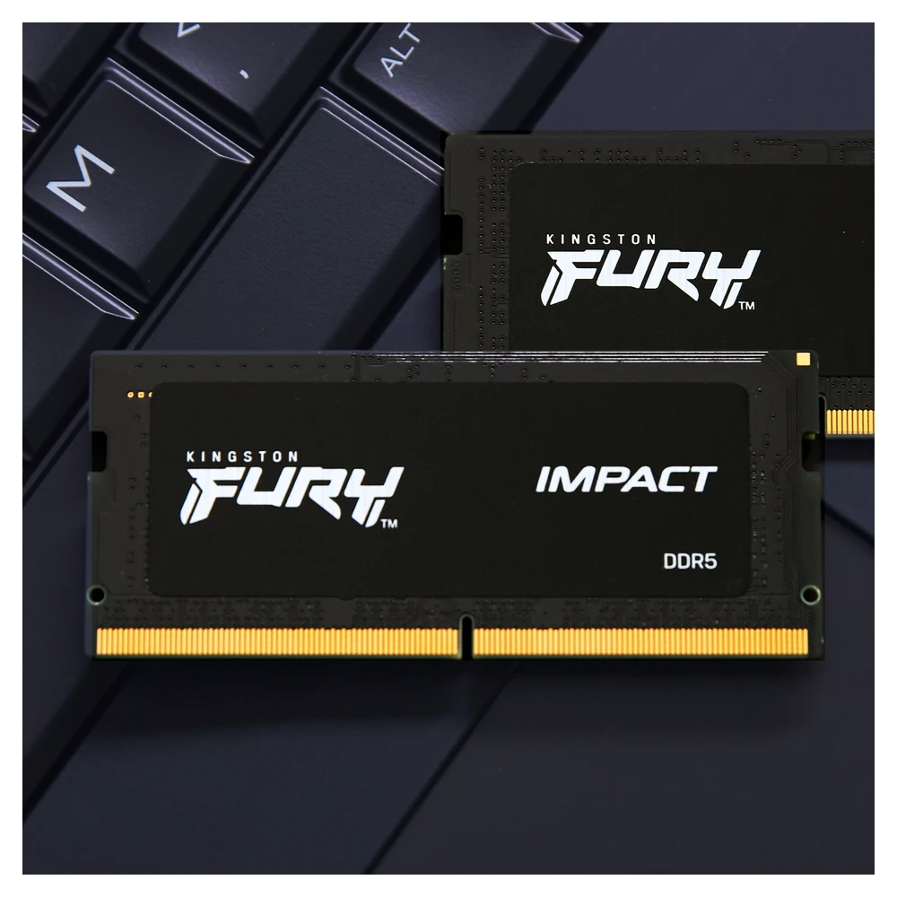 Memoria RAM Kingston FURY Impact - DDR5 - 16GB - 4800MHz - SO-DIMM - para Laptop - KF548S38IB-16