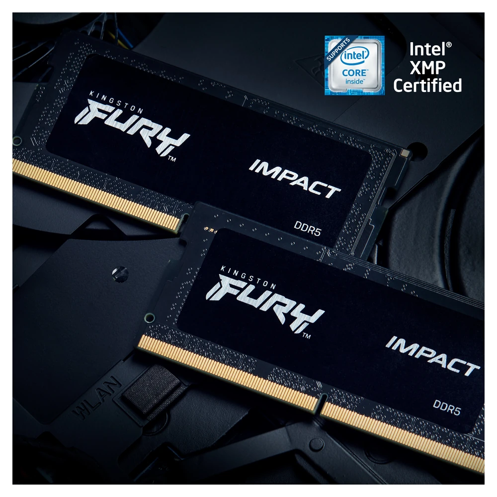 Memoria RAM Kingston FURY Impact - DDR5 - 16GB - 4800MHz - SO-DIMM - para Laptop - KF548S38IB-16