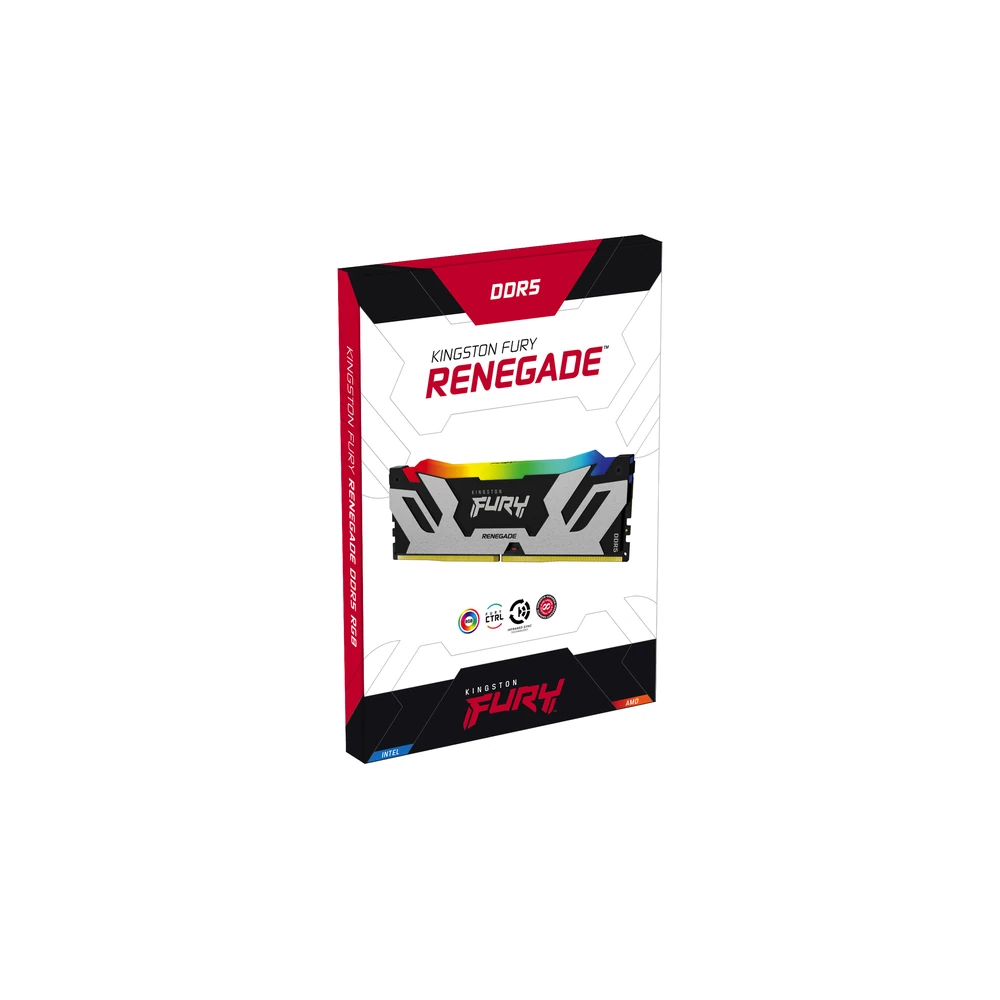 Memoria RAM Kingston FURY Renegade RGB - DDR5 - 16GB - 6800MHz - UDIMM - para PC - KF568C36RSA-16 Memoria RAM Kingston FURY Renegade RGB - DDR5 - 16GB - 6800MHz - UDIMM - para PC - KF568C36RSA-16