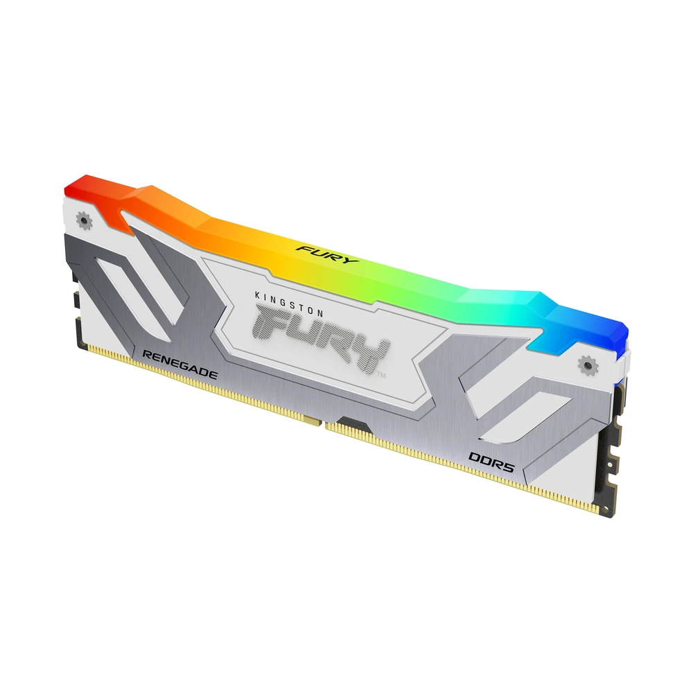 Memoria RAM Kingston FURY Renegade White RGB - DDR5 - 24GB - 8400MHz - UDIMM - Para PC - KF584CU40RWA-24 Memoria RAM Kingston FURY Renegade White RGB - DDR5 - 24GB - 8400MHz - UDIMM - Para PC - KF584CU40RWA-24