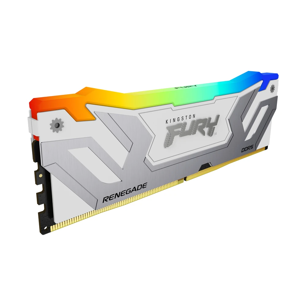 Memoria RAM Kingston FURY Renegade White RGB - DDR5 - 24GB - 8400MHz - UDIMM - Para PC - KF584CU40RWA-24 Memoria RAM Kingston FURY Renegade White RGB - DDR5 - 24GB - 8400MHz - UDIMM - Para PC - KF584CU40RWA-24