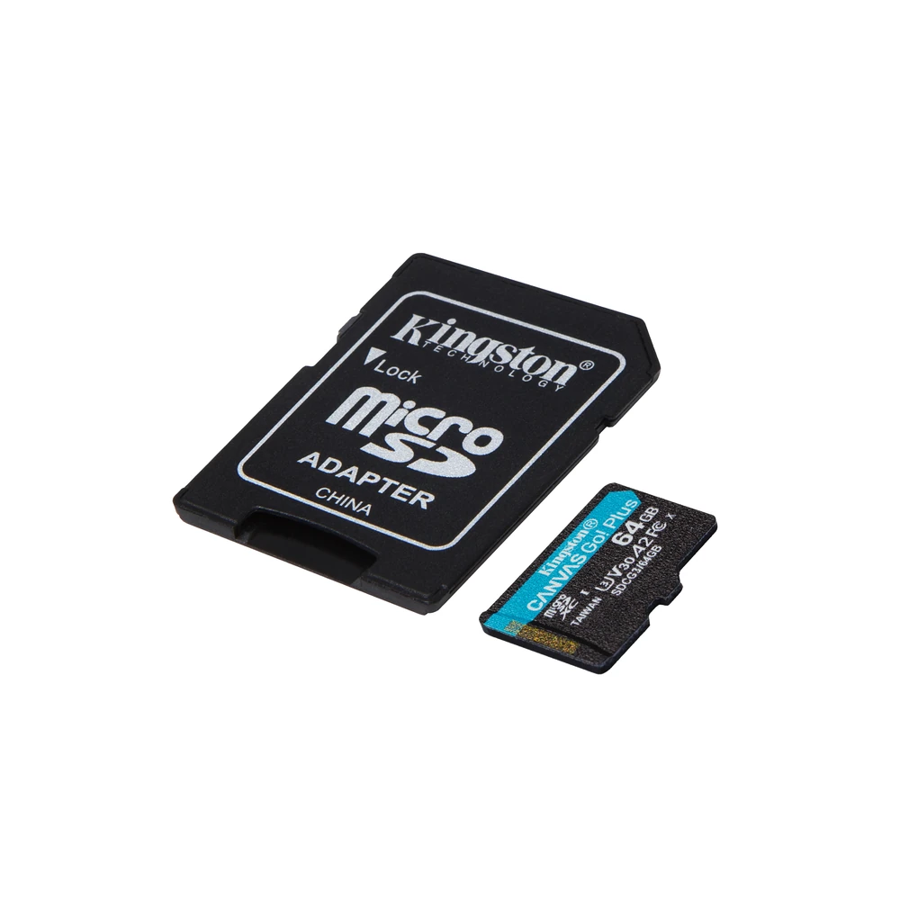 Memoria Microsdxc Kingston Canvas Goo! Plus 64Gb Clase 10 Uhs I Con Adaptador - SDCG3/64GB Memoria Microsdxc Kingston Canvas Goo! Plus 64Gb Clase 10 Uhs I Con Adaptador - SDCG3/64GB