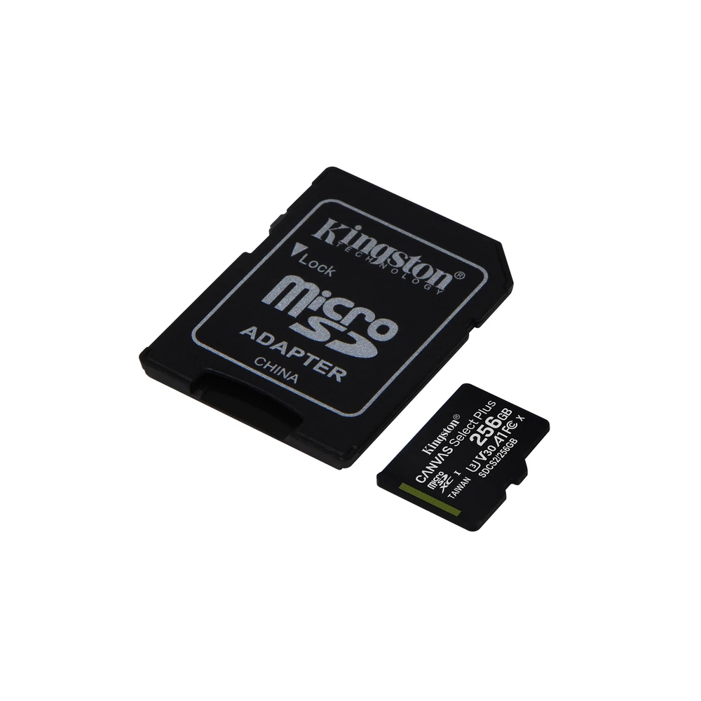 Memoria Microsdxc Kingston Canvas Select Plus 256Gb Clase 10 Uhs I Con Adaptador - SDCS2/256GB Memoria Microsdxc Kingston Canvas Select Plus 256Gb Clase 10 Uhs I Con Adaptador - SDCS2/256GB