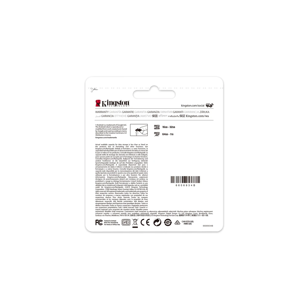 Memoria MicroSDXC Kingston Canvas Select Plus - 128GB - Clase 10 - UHS-I - Sin Adaptador - SDCS2/128GBSP Memoria MicroSDXC Kingston Canvas Select Plus - 128GB - Clase 10 - UHS-I - Sin Adaptador - SDCS2/128GBSP