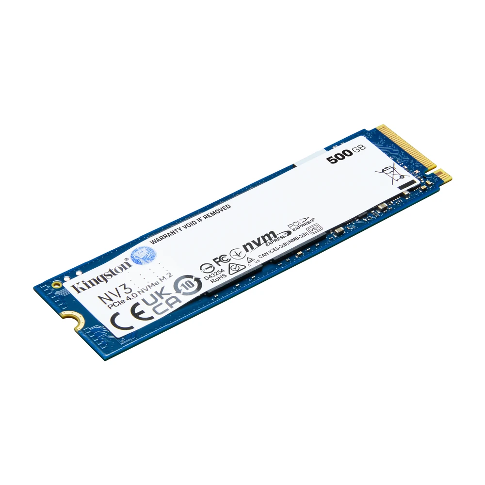 Unidad de Estado Sólido Kingston NV3 - M.2 - 500GB - PCI-E 4.0 - SNV3S/500G Unidad de Estado Sólido Kingston NV3 - M.2 - 500GB - PCI-E 4.0 - SNV3S/500G