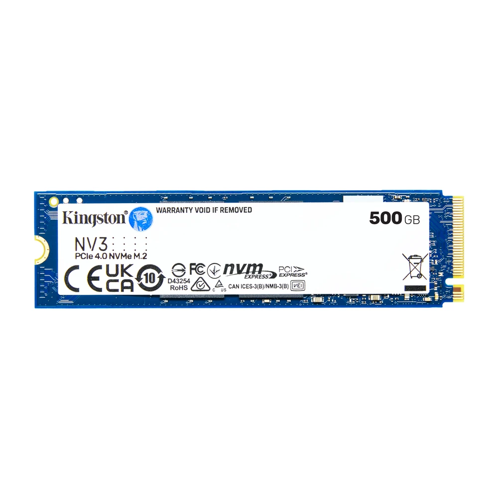 Unidad de Estado Sólido Kingston NV3 - M.2 - 500GB - PCI-E 4.0 - SNV3S/500G Unidad de Estado Sólido Kingston NV3 - M.2 - 500GB - PCI-E 4.0 - SNV3S/500G