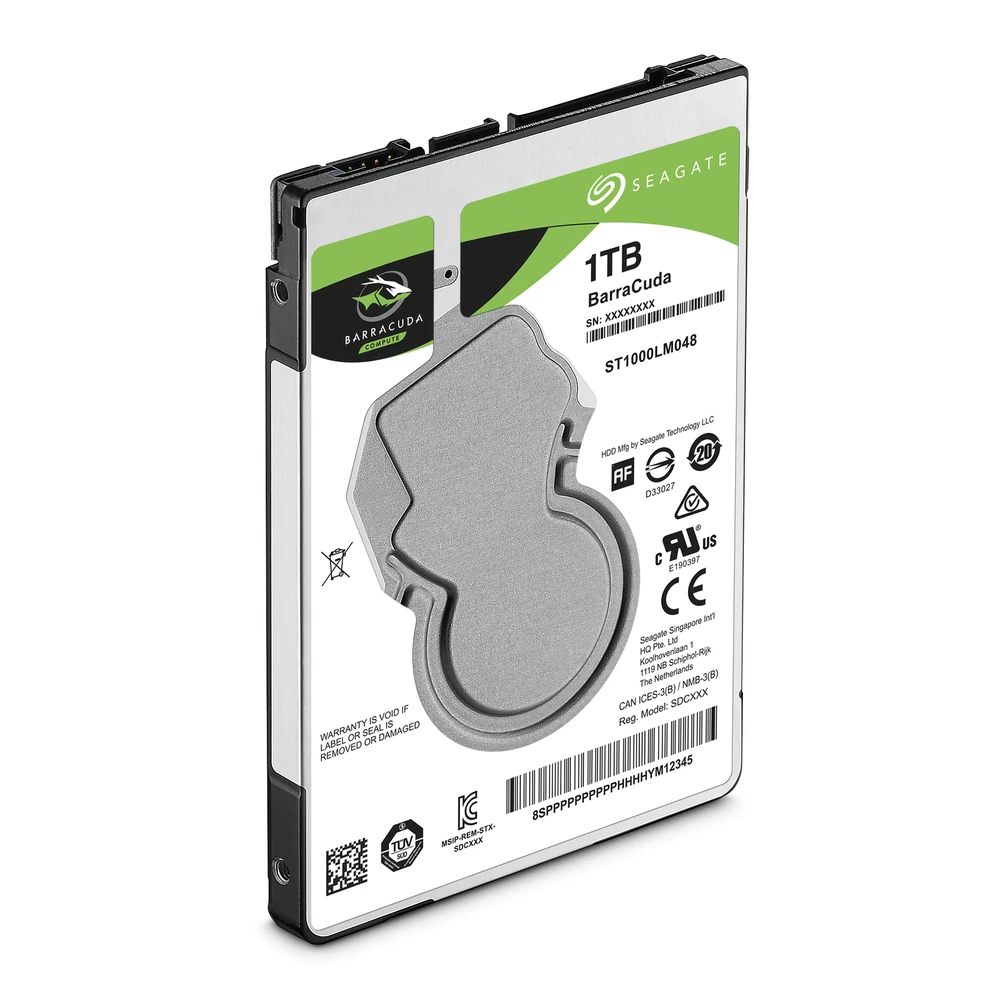 Disco Duro Interno Seagate BarraCuda - 2.5" - 1TB - SATA 3 - 5400 RPM - ST1000LM048 Disco Duro Interno Seagate BarraCuda - 2.5" - 1TB - SATA 3 - 5400 RPM - ST1000LM048