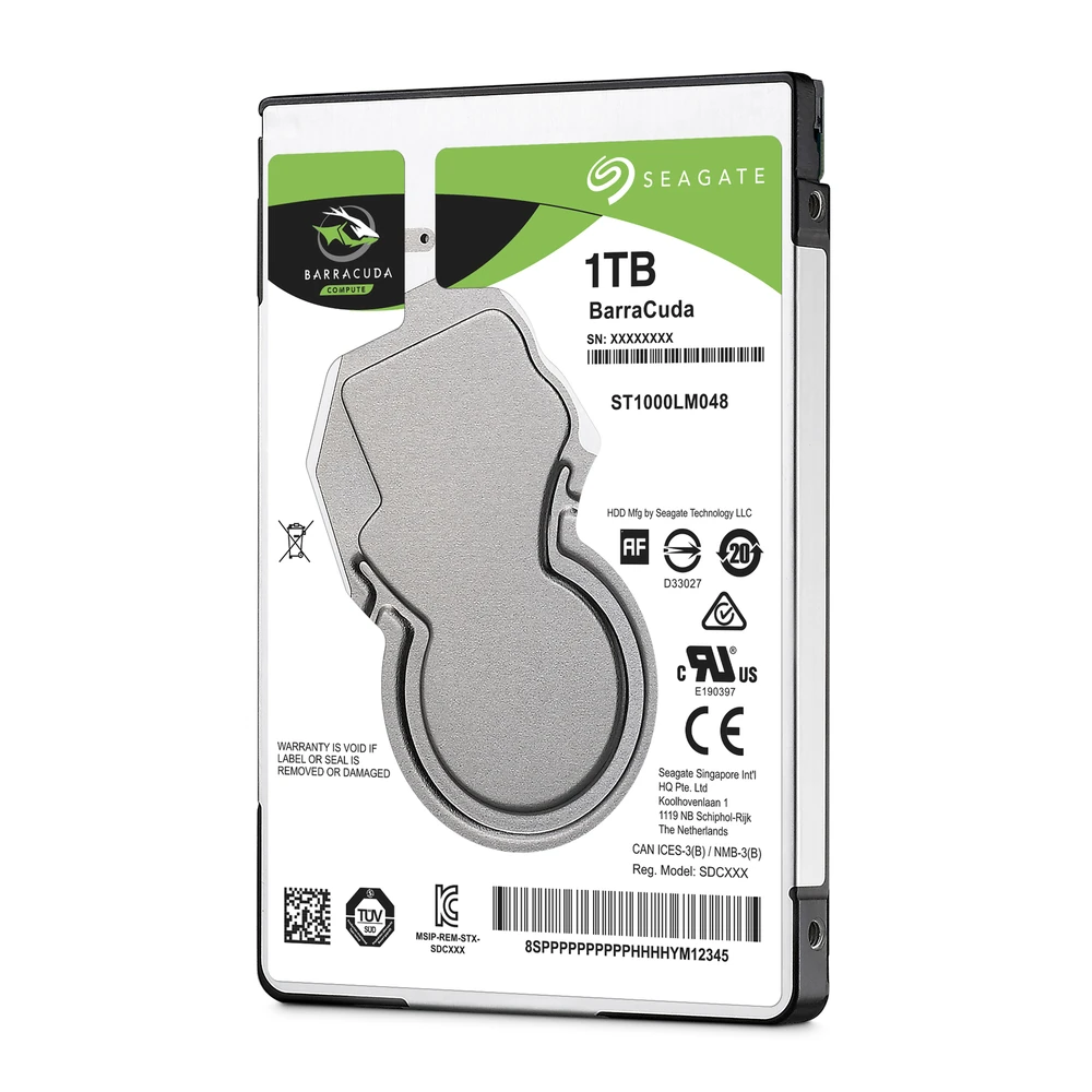 Disco Duro Interno Seagate BarraCuda - 2.5" - 1TB - SATA 3 - 5400 RPM - ST1000LM048 Disco Duro Interno Seagate BarraCuda - 2.5" - 1TB - SATA 3 - 5400 RPM - ST1000LM048
