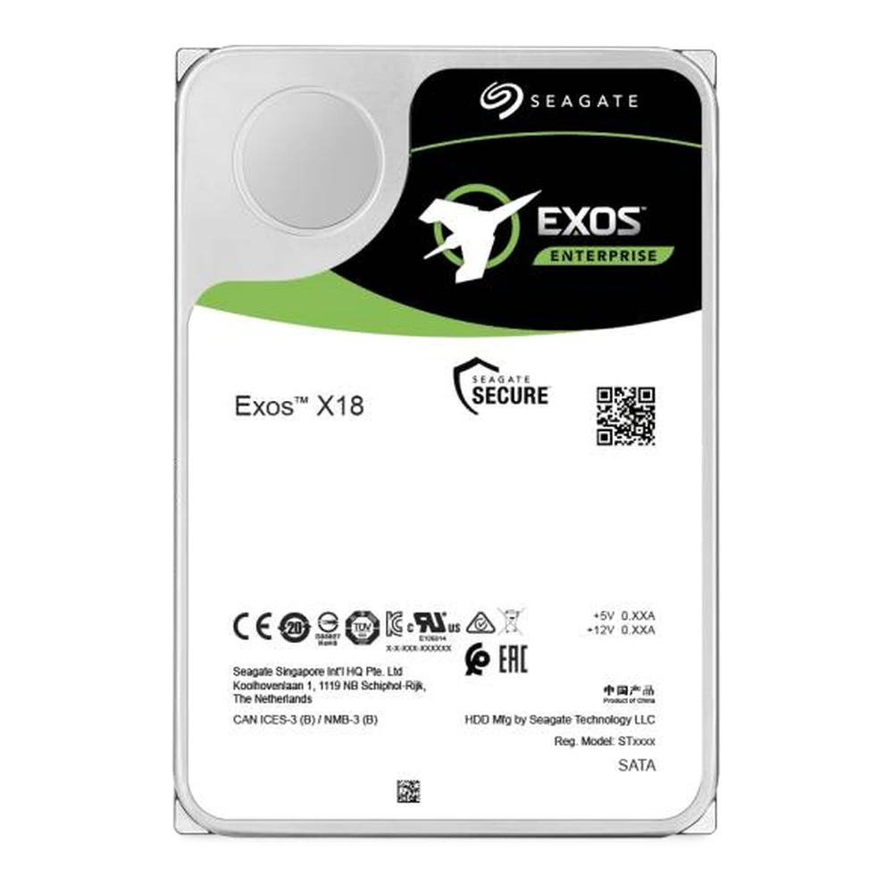 Disco Duro Seagate Exos X18 - 3.5" - 18TB - SATA 3 - 7200 RPM - ST18000NM000J Disco Duro Seagate Exos X18 - 3.5" - 18TB - SATA 3 - 7200 RPM - ST18000NM000J