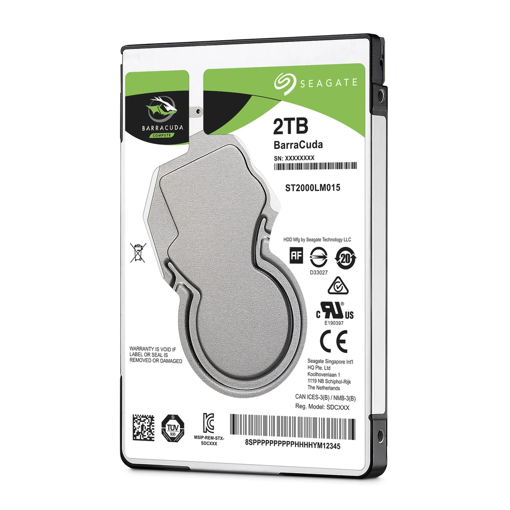 Disco Duro Interno Seagate Barracuda - 2.5" - 2TB - SATA 3 - 5400 RPM - ST2000LM015 Disco Duro Interno Seagate Barracuda - 2.5" - 2TB - SATA 3 - 5400 RPM - ST2000LM015