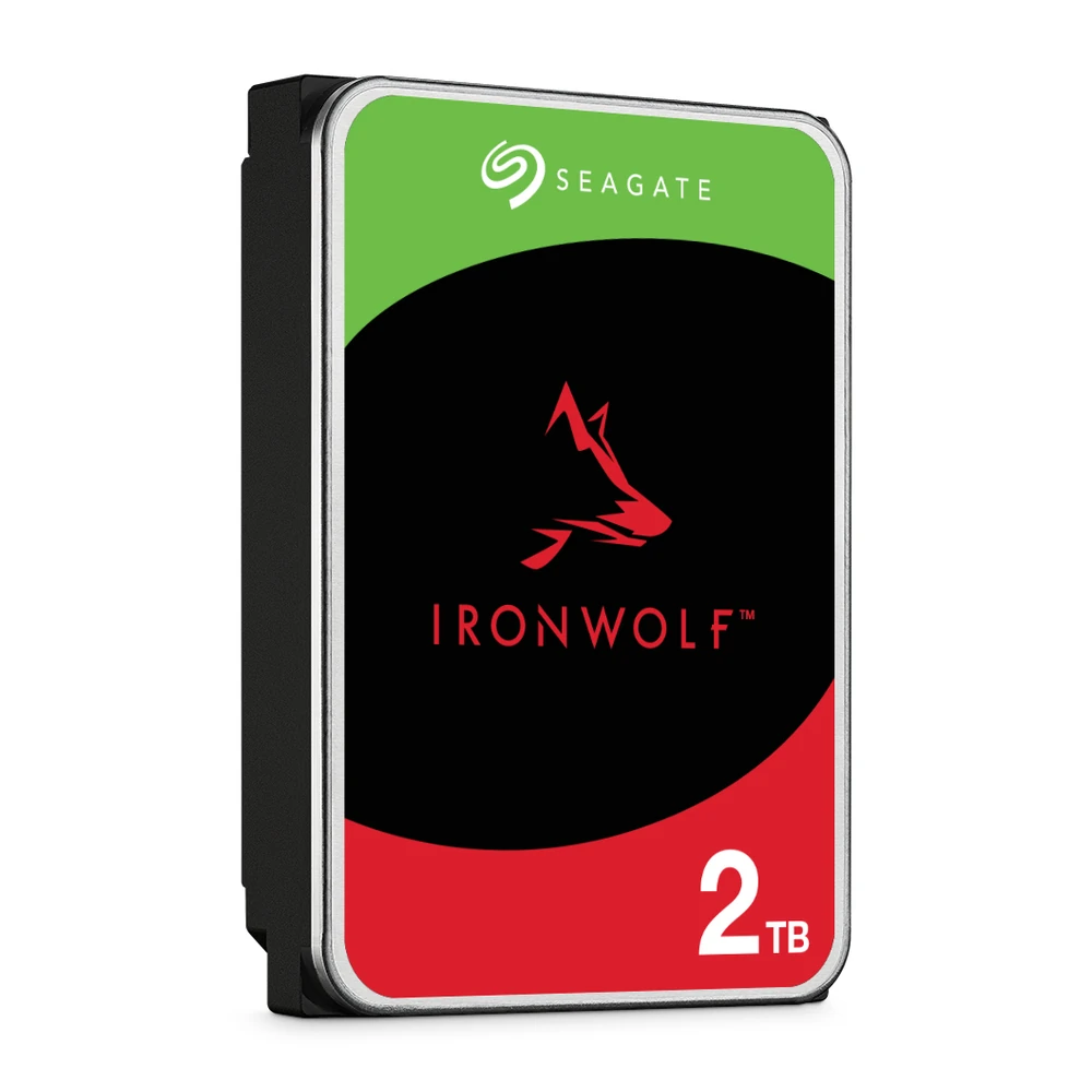 Disco Duro Seagate IronWolf - 3.5" - 2TB - SATA - para NAS - ST2000VN003