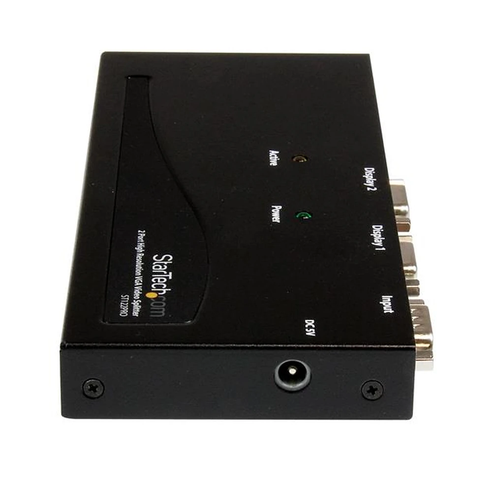 Duplicador Divisor StarTech.com ST122PRO - Vídeo VGA - 2 Puertos - 350MHz - Splitter - ST122PRO Duplicador Divisor StarTech.com ST122PRO - Vídeo VGA - 2 Puertos - 350MHz - Splitter - ST122PRO