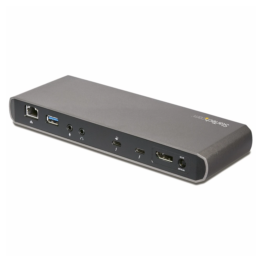 Docking Station StarTech.com TB3DK2DPPD - Thunderbolt 3 - DisplayPort - RJ-45 - USB 3.0 - TB3DK2DPPD Docking Station StarTech.com TB3DK2DPPD - Thunderbolt 3 - DisplayPort - RJ-45 - USB 3.0 - TB3DK2DPPD