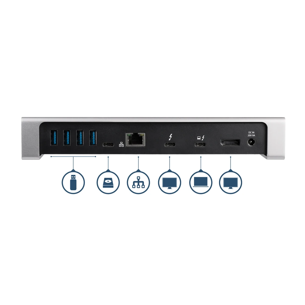 Docking Station StarTech.com TB3DOCK2DPPD - USB 3.0 - TB3DOCK2DPPD Docking Station StarTech.com TB3DOCK2DPPD - USB 3.0 - TB3DOCK2DPPD