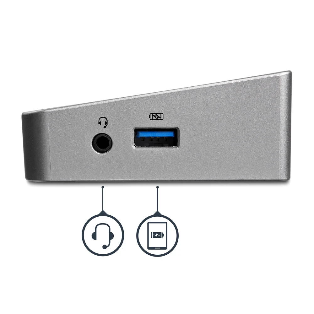 Docking Station StarTech.com USB3DOCKH2DP - HDMI - DisplayPort - Negro - USB3DOCKH2DP Docking Station StarTech.com USB3DOCKH2DP - HDMI - DisplayPort - Negro - USB3DOCKH2DP