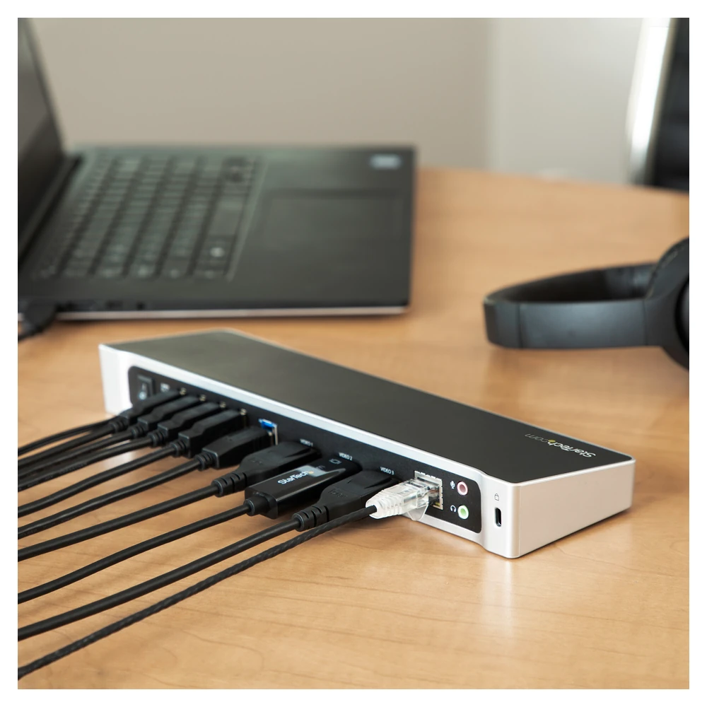 Docking Station StarTech.com USB3DOCKH2DP - HDMI - DisplayPort - Negro - USB3DOCKH2DP Docking Station StarTech.com USB3DOCKH2DP - HDMI - DisplayPort - Negro - USB3DOCKH2DP
