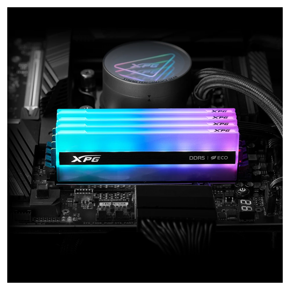 Memoria RAM ADATA XPG LANCER NEON RGB - DDR5 - 16GB - 6000MHz - UDIMM - para PC - AX5U6000C3016G-CLANRSG