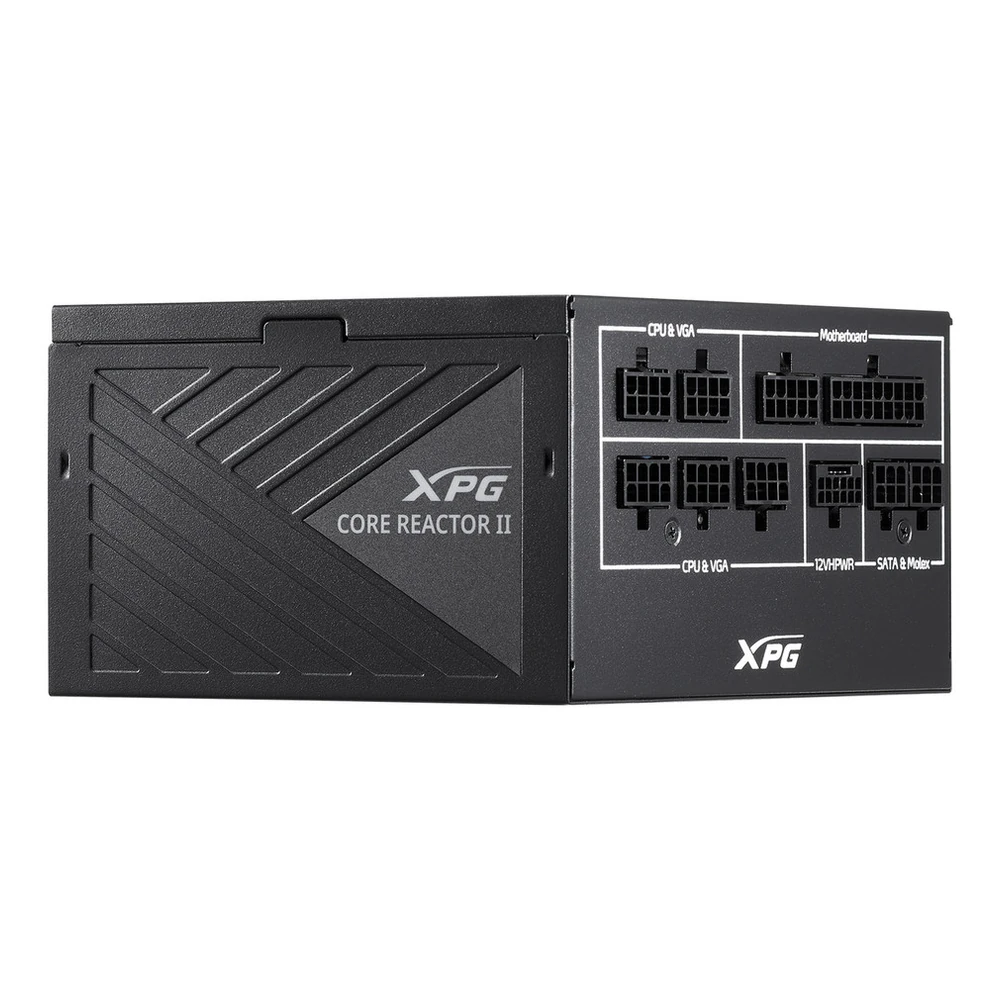 Fuente de Poder ADATA XPG CORE REACTOR II - 750W - ATX - 24-pin - 80 PLUS Gold - COREREACTORII750G-BKCUS Fuente de Poder ADATA XPG CORE REACTOR II - 750W - ATX - 24-pin - 80 PLUS Gold - COREREACTORII750G-BKCUS