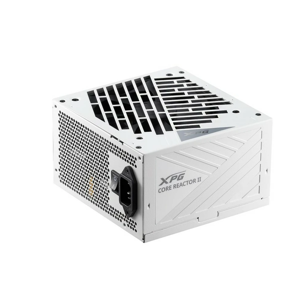 Fuente de Poder ADATA XPG Core Reactor II - 850W - ATX - 8 SATA - 80 Plus Gold - Blanco - COREREACTORII850G-WHCUS Fuente de Poder ADATA XPG Core Reactor II - 850W - ATX - 8 SATA - 80 Plus Gold - Blanco - COREREACTORII850G-WHCUS