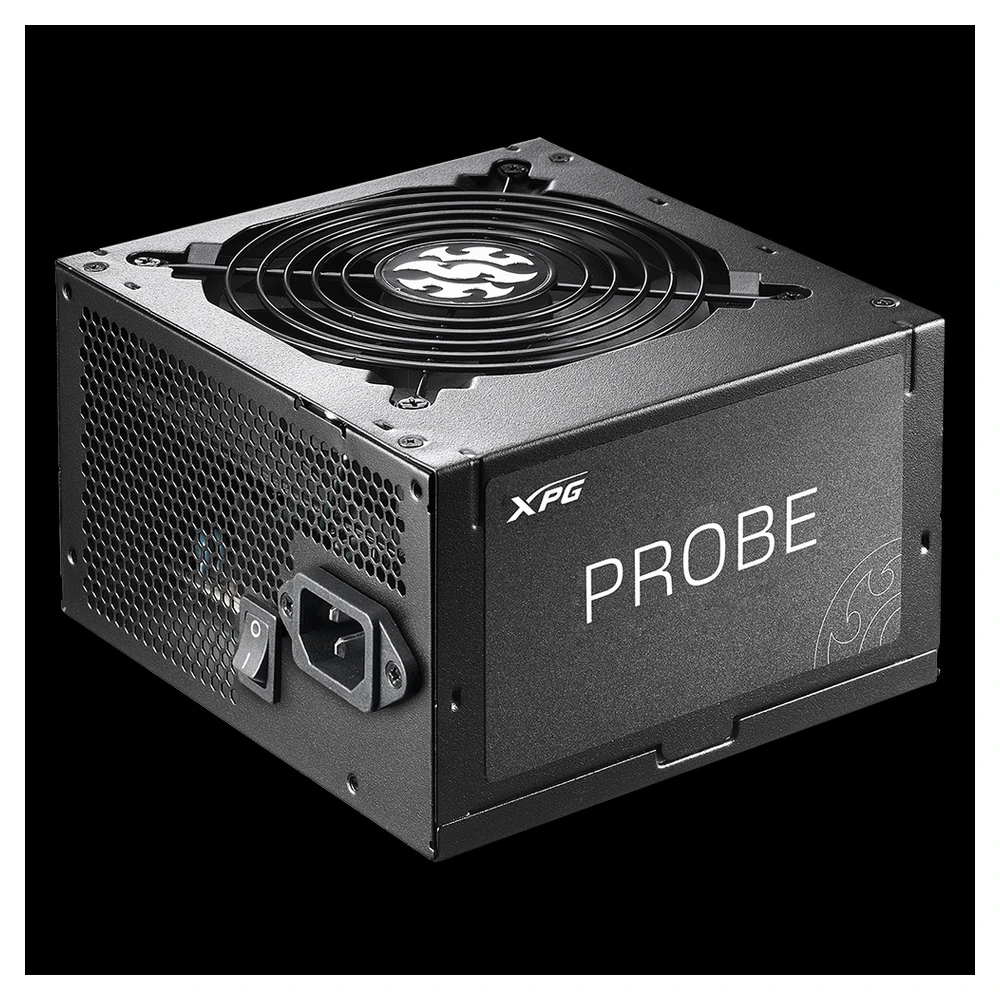 Fuente de poder ADATA XPG PROBE - 500W - ATX - 24-Pines - Molex - PCI-Express - PROBE500B-BKCUS Fuente de poder ADATA XPG PROBE - 500W - ATX - 24-Pines - Molex - PCI-Express - PROBE500B-BKCUS