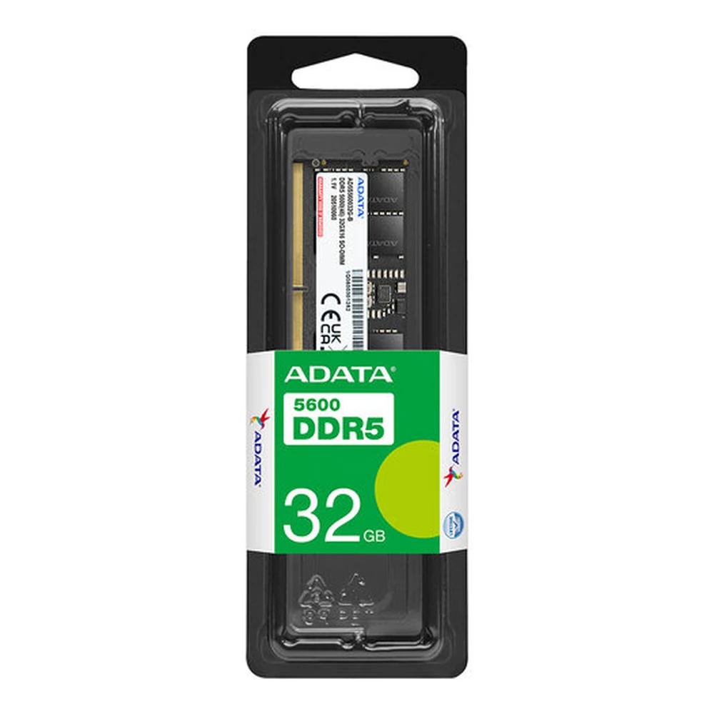 Memoria RAM ADATA AD5U560032G-S - DDR5 - 32GB - 5600MHz - UDIMM - para PC - AD5U560032G-S Memoria RAM ADATA AD5U560032G-S - DDR5 - 32GB - 5600MHz - UDIMM - para PC - AD5U560032G-S