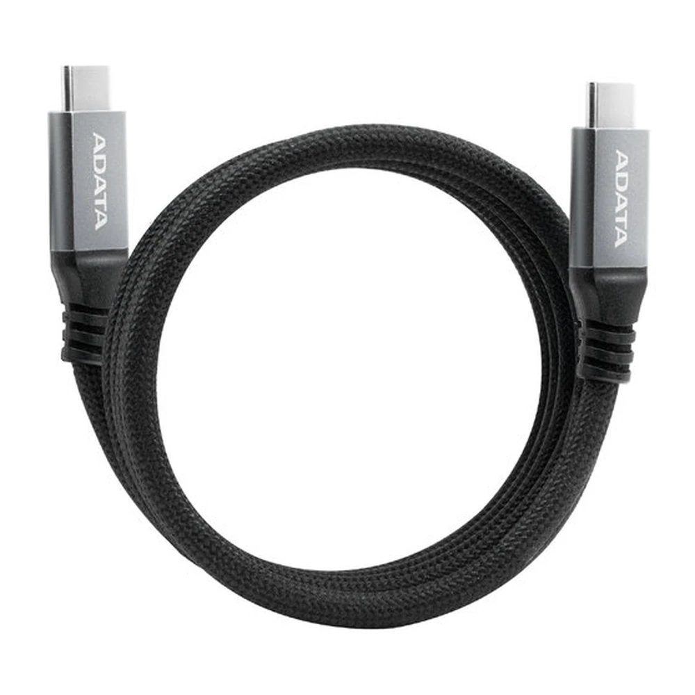 Cable USB-C ADATA CACCU3 - 1m - Magnético - Negro - CACCU3-100W-100AN-BK Cable USB-C ADATA CACCU3 - 1m - Magnético - Negro - CACCU3-100W-100AN-BK