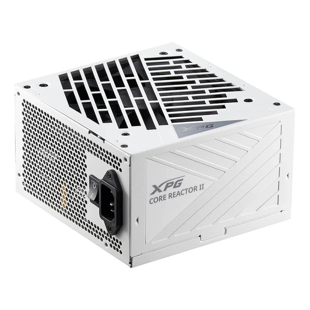 Fuente de Poder ADATA XPG Core Reactor II - 850W - ATX - 8 SATA - 80 Plus Gold - Blanco - COREREACTORII850G-WHCUS Fuente de Poder ADATA XPG Core Reactor II - 850W - ATX - 8 SATA - 80 Plus Gold - Blanco - COREREACTORII850G-WHCUS