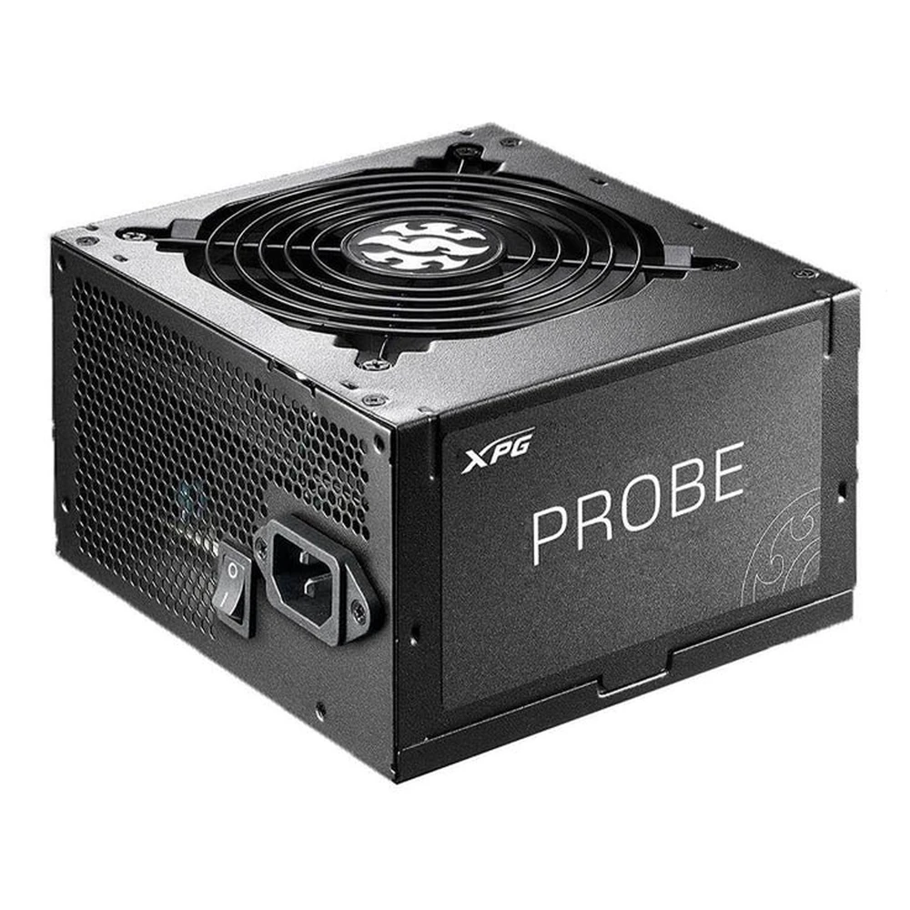 Fuente de poder ADATA XPG PROBE - 500W - ATX - 24-Pines - Molex - PCI-Express - PROBE500B-BKCUS Fuente de poder ADATA XPG PROBE - 500W - ATX - 24-Pines - Molex - PCI-Express - PROBE500B-BKCUS