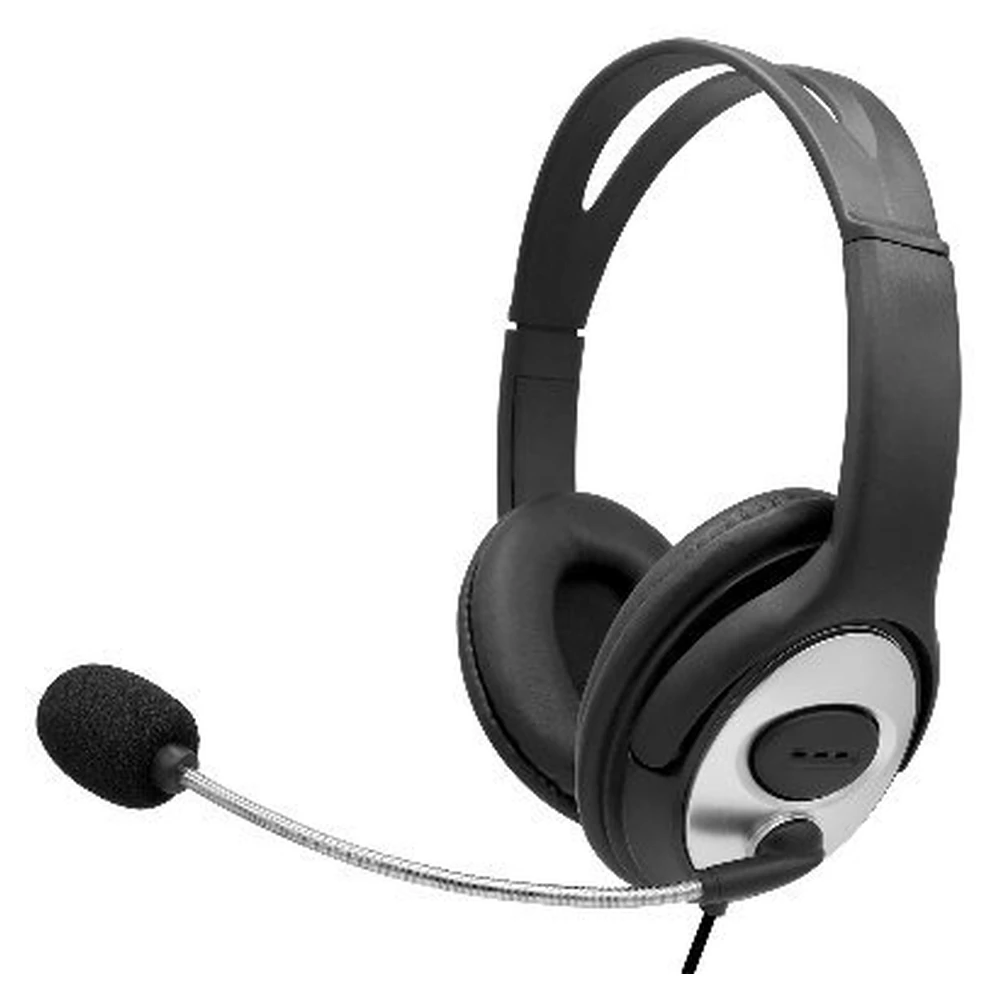 Diadema Brobotix 263953 - Alámbrico - Micrófono - Negro con Gris - 263953 Diadema Brobotix 263953 - Alámbrico - Micrófono - Negro con Gris - 263953