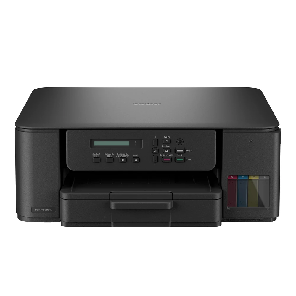 Multifuncional Brother DCP-T530DW - 27ppm Negro - 11ppm Color - Tinta Continua - Wi-Fi - USB - Dúplex - DCPT530DW Multifuncional Brother DCP-T530DW - 27ppm Negro - 11ppm Color - Tinta Continua - Wi-Fi - USB - Dúplex - DCPT530DW
